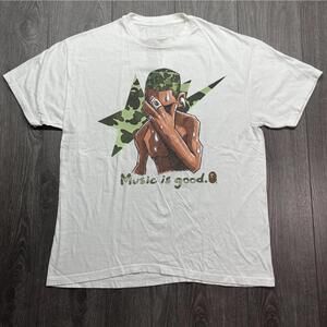 White Blond Bape Camo Tee